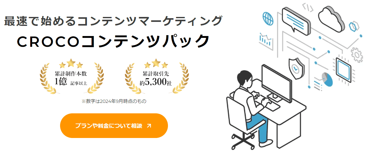 最速で始めるコンテンツマーケティング|CROCOコンテンツパック